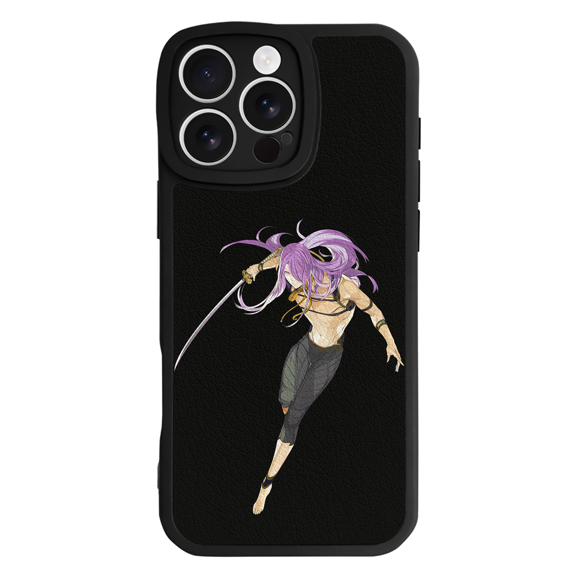 （画像用） 刀剣乱舞 Touken Ranbu 【iPhone 16シリーズ対応】シリコンスマホケース（レザー調） 材質：シリコン